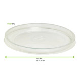 Clear PP Lid 5.5oz D:4.49in - 50 pcs