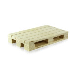 Wood Pallet L:7.9in W:4.71in H:1.18in - 32 pcs