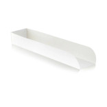 White Hot Dog Tray L:9.75in W:2.1in L:2.1in - 50 pcs