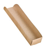 Kraft Hot Dog Tray L:9.75in W:2.1in L:2.1in - 50 pcs