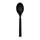 Unwrapped Compostable & Heat Proof Corn - Black Spoon L:6in - 50 pcs