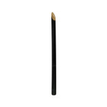 Unwrapped Durable & Reusable Black Cocktail Bamboo Straw D:0.45in 5.7in - 25 pcs