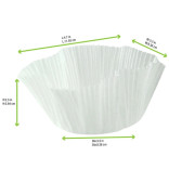 Baking Liner 16oz D:3.46in H:2.3in - 100 pcs