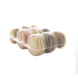 Insert for 9 Macarons (3x3) with Clip Closure D:1.85in L:6.3in W:4.3in 0.8in - 25 pcs
