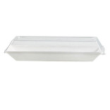 Clear PET Lid for 210ECOD2724 L:10.3in W:5.19in H:1.29in - 50 pcs