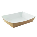 Brown Paper Salad Box (Lid Optional) 28oz L:9in W:6.5in H:1.5in - 200 pcs Brown Paper Salad Box (Lid Optional) 28oz L:9in W:6.5in H:1.5in - 200 pcs