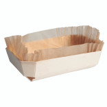 JULIETTE Wooden Baking Mold 26oz L:7.4in W:4in H:2in - 20 pcs