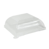 Clear PET Lid for 210BCHIC99 L:3.58in W:3.58in H:1.41in - 100 pcs