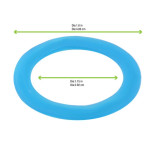 Dark Blue Reusable Silicone Rings for 210BOKA65 & 210BOKA45 D:1.6in - 24 pcs