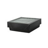 Bakeable Black Kray Box with PET Lid 12oz L:4.5in W:4.5in H:1.6in Up to 350F(Base Only) - 25 pcs