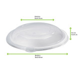 210APUL26L - DOME CLEAR LID FOR 210APU25 -500pCS  - 25 pcs