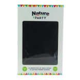 Luxury Black Night Cotton Table Napkin. L:15.8in W:15.8in - 10 pcs