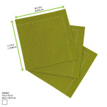 Luxury Olive Green Cotton Table Napkin. L:15.8in W:15.8in - 10 pcs