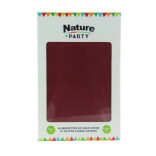 Luxury Red Wine Cotton Table Napkin. L:15.8in W:15.8in - 10 pcs