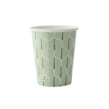 Leaf design paper cup 8oz H:3.5in W:2.2in L:3.15in - 50 pcs