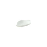 Bio n Chic Leaf White Sugarcane Dish 1oz L:3.5in W:2.35in H:0.47in - 50 pcs