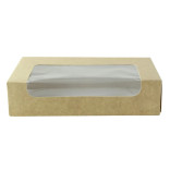 Kraft laminated window box 28oz L:7.18in W:4.45in H:1.75in - 50 pcs