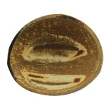 Round coconut bowl without polished 7-9oz L:4in W:3.45in H:2in - 10 pcs