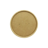 Vented Kraft Paper Lid for 210SOUP8 & 210SOUPK8K & 210SOUP12 & 210SOUPK13K D:3.54in - 50 pcs