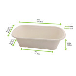 Sample of 210APUREC1000BR 34oz L:9in W:5.3in H:2.6in -  pcs