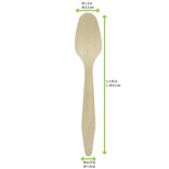 Heavy Weight Wooden Spoon L:7.3in - 100 pcs