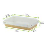 Sample of 210KVIEW500 16oz 6.7 x 4.3 x 1.4in - 25 pcs Sample of 210KVIEW500 16oz 6.7 x 4.3 x 1.4in - 25 pcs
