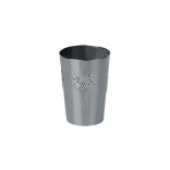 Silver reusable cup with grapes design 6oz - 10 pcs
