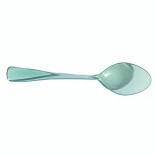 Mini Green Transparent Spoon. L:3.7in - 250 pcs