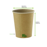 Zen Kraft Recyclable Paper Cup 4oz D:2.44in H:2.5in - 50 pcs