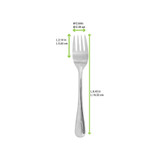 50pcs - 6.34" Reusable Stainless Steel Fork