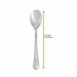 Reusable Stainless steel spoon L:6.18in - 50 pcs