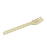Unwrapped Wooden Fork. L:5.5in - 100 pcs