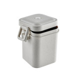 HUSKLY Reusable Soup can with lid beige husk composite 20 oz H:4.92in L:4.13in W:3.54in - 25 pcs