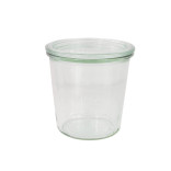 Bokocook reusable Weck jars with glass lid mold 19.6oz H:4.33in D:3.93in - 6 pcs