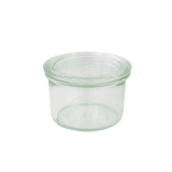 Bokocook reusable Weck jars with glass lid mold 6.7oz H:2.36in D:3.14in - 12 pcs Bokocook reusable Weck jars with glass lid mold 6.7oz H:2.36in D:3.14in - 12 pcs