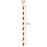 Sample of 210CHP19EMBR D:0.2in L:7.75in -  pcs