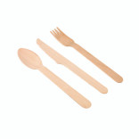 Unwrapped Wooden Spoon L:5.51in - 100 pcs Unwrapped Wooden Spoon L:5.51in - 100 pcs
