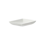 Bio n Chic Mini White Sugarcane Plate (No added PFAs) L:2.5in W:2.5in H:0.45in - 300 pcs