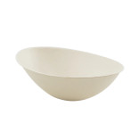 Bio n Chic Brown Oval Sugarcane Bowl (No added PFAs) 24oz L:8.6in W:5.5in H:2in - 125 pcs