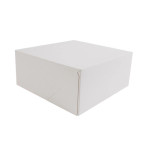 White Pastry Box L:7.09in W:7.09in H:3.15in - 50 pcs