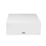 White Pastry Box L:9.84in W:9.84in H:3.94in - 50 pcs White Pastry Box L:9.84in W:9.84in H:3.94in - 50 pcs