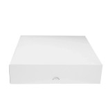 White Pastry Box L:12.06in W:12.06in H:3.15in - 50 pcs