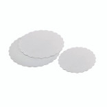 White Round Cake Board with Trim L:12.06in H:0.03in - 250 pcs