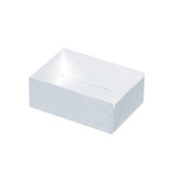 Open White Pastry Box L:7.09in W:4.72in H:1.97in - 100 pcs Open White Pastry Box L:7.09in W:4.72in H:1.97in - 100 pcs