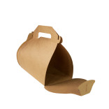 Kraft High Cake box with handle L:7.09in W:6.3in H:2.76in - 50 pcs