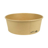 Buckaty Bamboo paperboard multi purpose bowl Plastic Free 40oz L:7.28in W:6.29in H:2.55in - 45 pcs Buckaty Bamboo paperboard multi purpose bowl Plastic Free 40oz L:7.28in W:6.29in H:2.55in - 45 pcs