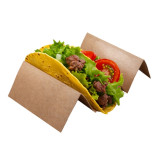 Taco insert for 3 tacos PE coating on both sides L:15.4in W:5.3in - 200 pcs