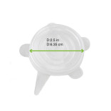 Reusable Silicone D:2.5in - 100 pcs