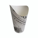 White Wrap Cup 12oz H:5.2 D:3.5in - 50 pcs White Wrap Cup 12oz H:5.2 D:3.5in - 50 pcs