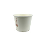 Compostable Soup Cup 8oz D:3.5in H:2.8in - 25 pcs